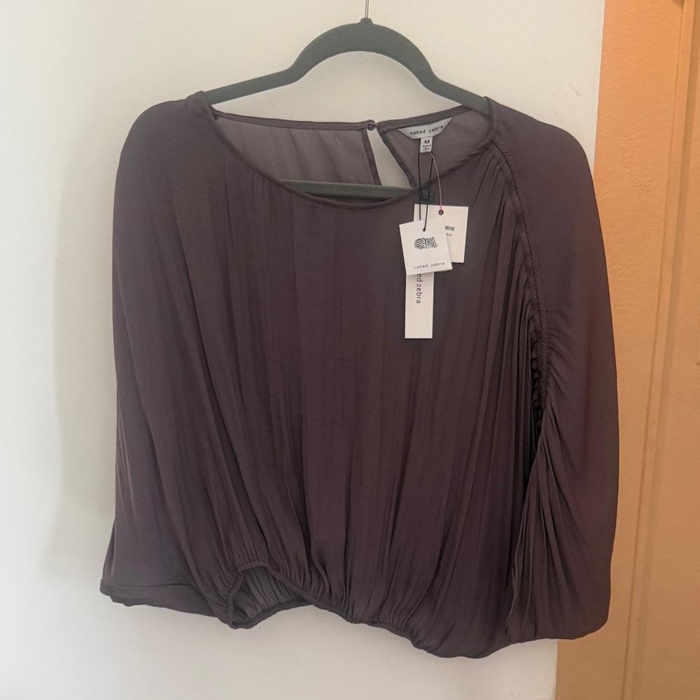 Eileen Fisher Deep Purple Blouse